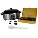 Kit 64 Pierres chaudes de massage et Appareil 6L