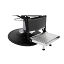 COOPER Fauteuil Barbier - Base Ronde - Repose-Pieds - Malys Equipements