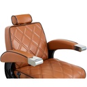 HUGO BROWN Fauteuil barbier detail - Malys Equipements