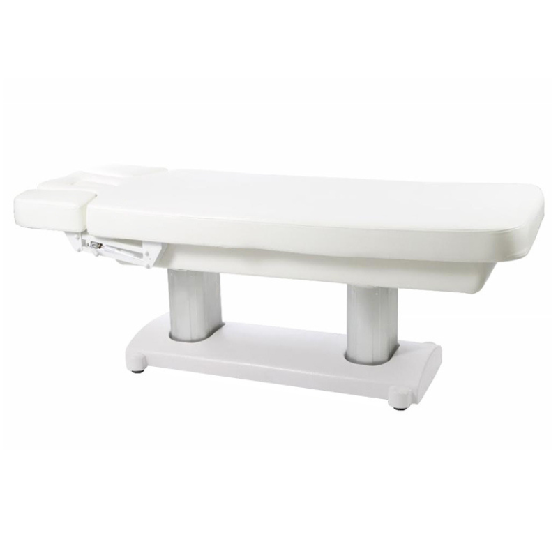 Table_de_massage-et-SPA-chauffante-base-claire-_EMOTION_positon-allongée_2_trou-facial-matelas-chauffant-mobilier-esthétique-meuble-esthétique