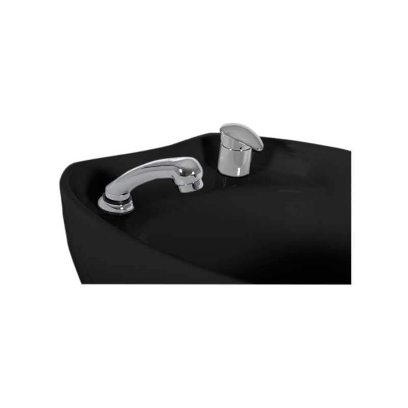 BERLIN Bac shampoing - Vasque Noire - mobilier coiffure - meuble coiffure - Malys Equipements