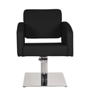 EDEN_Fauteuil_coiffure_base_carré_argenté_Malys_Equipements