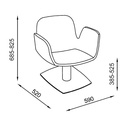 CASA Fauteuil coiffure - schéma